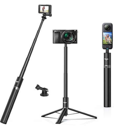 Amazon | Ulanzi MT-40 ポータブル拡張可能自撮り棒三脚ハンドヘルド